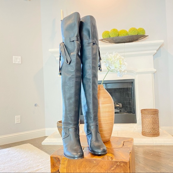 Sold Chloé Over The Knee Thigh High Leather Boots - Picture 5 of 7